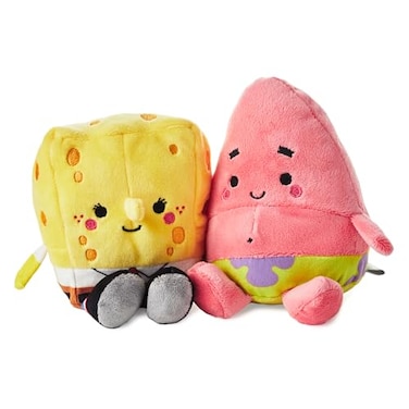 Hallmark Better Together Nickelodeon Magnetic Plush Spongebob and Patrick 575 Stuffed Toys Easter Gifts for Kids