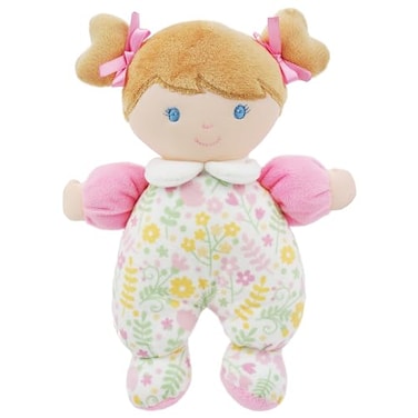 June Garden 9 My First Doll Blossom Soft Plush Baby Doll Pink Floral Outfit