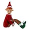 The Original Elf 12 Plush Christmas Elf Doll Poseable Shelf Sitter with Flexible Dangling Legs Perfect for Christmas Decorations Toy Elf for Kids Mini Elves and Tree Topper Boy