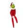 YCNASSS Christmas Elf Plush Doll Red and Green Elves for Home Decoration Xmas Ornaments Tabletop Home Office Decor Fun Toys Gifts and Christmas Decorations red
