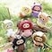 Meokro Baby Three Little Elf Series Animal Elements Plush Doll Cute Soft Stuffed Toys Pendant Keychain Trendy Doll Box Gifts 12 Styles Random 1pc