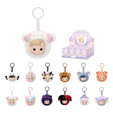 POP MART HACIPUPU The Constellation SeriesVinyl Plush Blind Box HACIPUPU Blind Box Figures 12PCs Random Design Action Figures Collectible Toys Home Decorations Holiday Birthday Gifts Whole Box