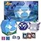 PhatMojo Blox Fruits Diamond Collector Bundle 11Piece Set with 2 Plush Figures 2 Minifigures 3 Cards Poster 2 DLC Tokens