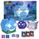 PhatMojo Blox Fruits Diamond Collector Bundle 11Piece Set with 2 Plush Figures 2 Minifigures 3 Cards Poster 2 DLC Tokens