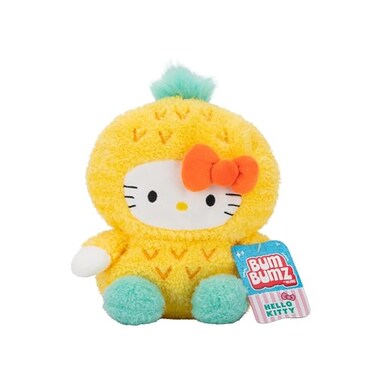 BumBumz 75inch Hello Kitty FruitBumz Plush Sanrio Hello Kitty Dressed as a Pineapple Collectible Toy from the Makers of Original Squishmallows