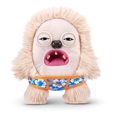 Fuggler Vacay Vibes by ZURU Funny Ugly Monster Plush Collectible Toy Hedge Grog Cream