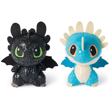 Dreamworks Dragons DreamWorks Dragons How to Train Your Dragon Mini Plushies Toothless Deadly Nadder 2Pack 3 Stuffed Animals Kids Toys for Boys Ages 4 Up