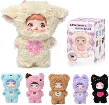 BlockPro Blind Box Loveliness Never Ends Series 3 Expressions Adorable Toys 71IN Random Surprise Doll with Unique Designs 6PCS No Repeat Doll
