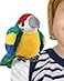 Roicaholy Magnetic Shoulder Plush Parrot Bird Stuffed Animal Pirate Costume Accessories Cosplay Prop for Halloween