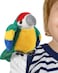 Roicaholy Magnetic Shoulder Plush Parrot Bird Stuffed Animal Pirate Costume Accessories Cosplay Prop for Halloween