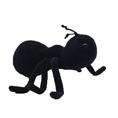 JIANEEXSQ Soft Realistic Ant Stuffed Animal Insect Plush Toy Lifelike Ant Plush Doll Birthday Gift for Kids Small