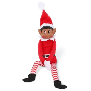 Elves Behavin' Christmas Elf Behaving Badly Plush Toy Novelty Long Bendy Boy Christmas Elves Doll 12 Inches Brown Elf