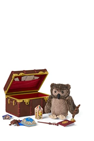 American Girl Harry Potter 18inch Doll Hogwarts Playset with Plush Owl Wand Train Ticket and Inkwell For Ages 6
