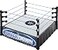 WWE Superstar Ring 14in with SpringLoaded Mat Real Flex Ropes for Action Figures Gift for Ages 6 Years Old Up
