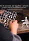 Schythely Titan T13 Action Figures Set Assembly Required Robot Action Figure Fidget Toys for Nova N13 Anime Figures with 3D Lucky Dummy 13 Robot Figures Multi Movable Joints Gifts White
