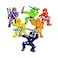 Fun Express Vinyl Ninja Warrior Toys 48 Pieces Party Favors Classroom Counters Carnival Prizes