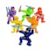 Fun Express Vinyl Ninja Warrior Toys 48 Pieces Party Favors Classroom Counters Carnival Prizes