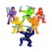 Fun Express Vinyl Ninja Warrior Toys 48 Pieces Party Favors Classroom Counters Carnival Prizes
