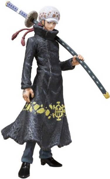 TAMASHII NATIONS Bandai Trafalgar Law Oka Shichibukai Version One Piece Figuarts Zero Toy Figure