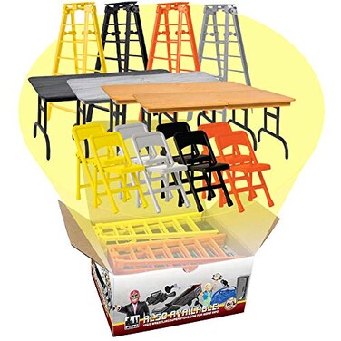 Figures Toy Complete Set of All 4 Ultimate Ladder Table Chairs Playsets for Wrestling Action Figures