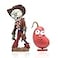 Jazwares Zoofy International 3 Cowboy Zombie Action Figure with Chili Bean