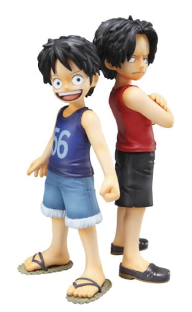 Megahouse Excellent Model PortraitOfPirates One Piece CBEX Luffy Ace bros PVC figure JAPAN by