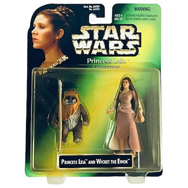 Hasbro Star Wars Princess Leia Collection Princess Leia and Wicket the Ewoks Action Figure By Kenner