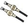 Figures Toy Set of 2 Wrestling Action Figure Championship Belts for Wrestling Action Figures