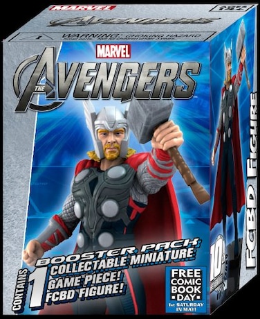 WizKids Free Comic Book Day Thor The Mighty Avenger Limited Edition HeroClix Marvel Game Figure NECA Toys