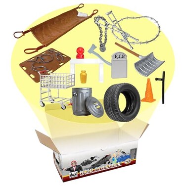 Figures Toy Street Fight Match Accessory Set for Wrestling Action Figures