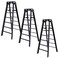 Figures Toy Set of 3 Black Ladders for Wrestling Action Figures
