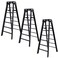 Figures Toy Set of 3 Black Ladders for Wrestling Action Figures