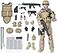 BJPEY 12 Special Forces Action Figures Soldiers Toys 16 Scale Seal
