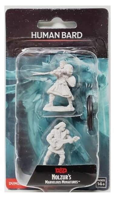 NECA DD Nolzurs Marvelous Unpainted Miniatures Wave 4 Human Male Bard