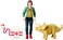 Jurassic World JURASSIC WORLD BASIC FIGURE Zia Triceratops