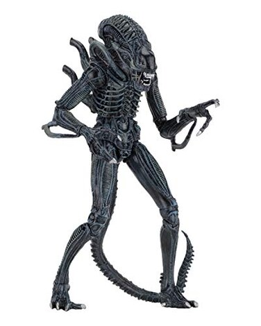 NECA Alien 7 Scale Action Figures Ultimate Warrior 1986 Blue Alien