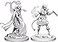 WizKids DD Nolzurs Marvelous Miniatures Female Tiefling Warlock
