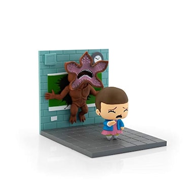 Loot Crate Stranger Things Eleven Vs Demogorgon Exclusive Diorama Collectible SuperEmoFriends Figure Art Design by JSalvador