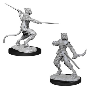 NECA DD Nolzurs Marvelous Unpainted Miniatures Wave 7 Male Tabaxi Rogue