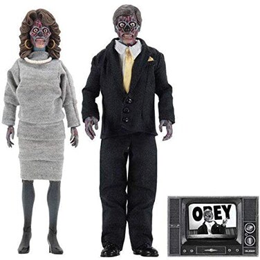 NECA They Live Aliens 8 Inch Retro Action Figure 2 Pack