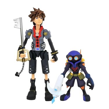 Diamond Select Toys Kingdom Hearts 3 Toy Story Sora Air Soldier Heartless Select Action Figure Two Pack Multicolor JAN198861