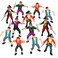 ArtCreativity Pirate Action Figures Pack of 12 Pirate Plastic Figures in Assorted Poses Fun Pirates Figurines Party Favors and Prizes for Kids Ages 35 57