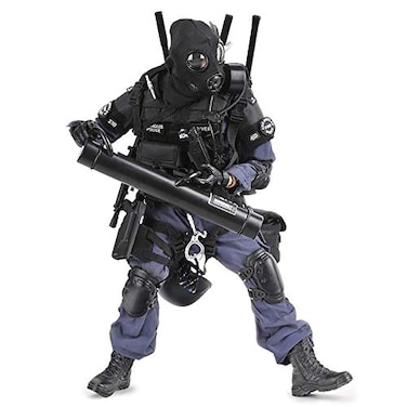 YEIBOBO ! YEIBOBO Highly Detail Special Forces 12inch Action Figure SWAT Team BREACHER