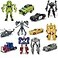 HAYUL 6 PCS Car Robot Toys Mini Action Figure Deformation Robot for Kids 512