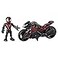 Playskool Heroes Marvel Super Hero Adventures Kid Arachnid Web Wheels 5Inch Figure and Motorcycle Set Collectible Toys for Kids Ages 3 and Up
