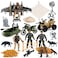 Mr.River MrRiver US Army Men Action Figures Play Set Toy Soldiers with Military Weapons Accessories for Kids Boys