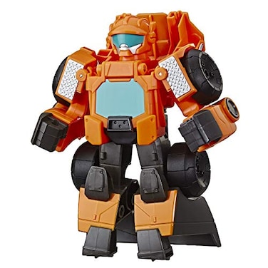 Transformers Playskool Heroes Rescue Bots Academy Wedge The ConstructionBot Converting Toy Robot 6Inch Collectible Action Figure for Kids Ages 3 and Up