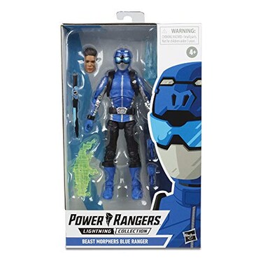 Power Rangers Lightning Collection 6 Beast Morphers Blue Ranger Collectible Action Figure Toy with Accessories