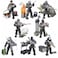 YEIBOBO ! YEIBOBO Special Forces Mini Action Figure with Military Weapons and Accessories Flying Tigers Team XJ822