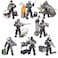 YEIBOBO ! YEIBOBO Special Forces Mini Action Figure with Military Weapons and Accessories Flying Tigers Team XJ822